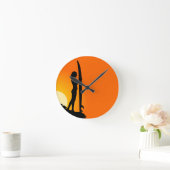Surfer Girl Wall klok (Huis)