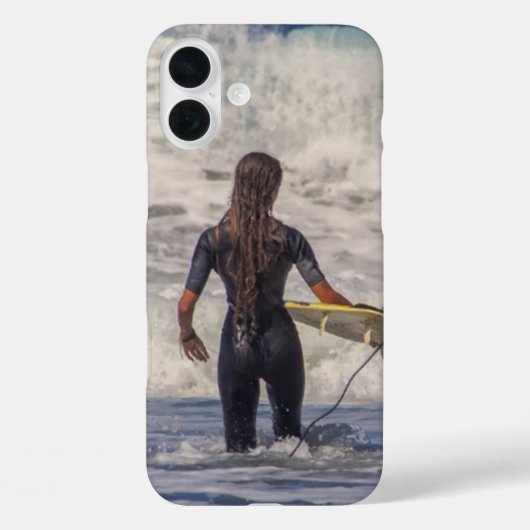Surfer Girl Waves Case-Mate iPhone Case (Achterkant)