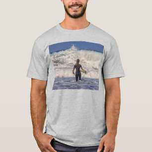 Surfer Girl Waves T-shirt