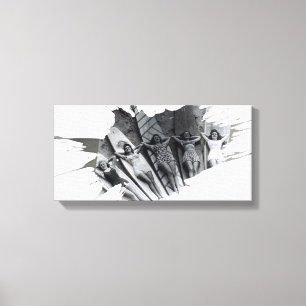 Surfer Girls Canvas Afdruk