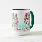 Surfer Girls mugs (Devant droit)