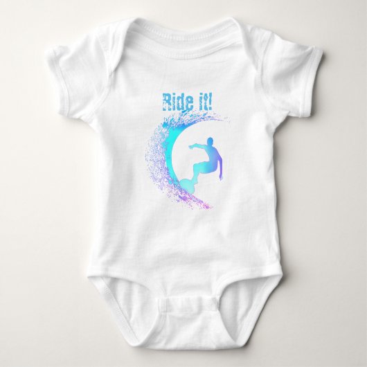 Surfer Graffiti-stijl Romper (Voorkant)