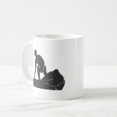 Surfer Graphic Coffee Mok (Voorkant links)