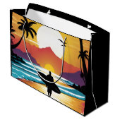 Surfer Groot Cadeauzakje (Achterkant Gekanteld)