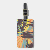 Surfer guy Bag Label Bagagelabel (Voorkant verticaal)