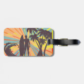 Surfer guy Bag Label Bagagelabel (Achterkant horizontaal)