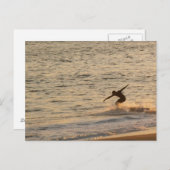 Surfer guy briefkaart (Voorkant / Achterkant)