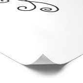 Surfer guy Cartoon Poster (Hoek)