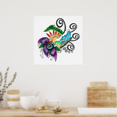 Surfer guy Cartoon Poster (Keuken)