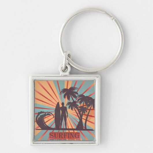 Surfer guy Sleutelhanger (Voorkant)