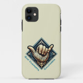 Surfer Handsymbool Case-Mate iPhone Case (Achterkant)