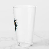 Surfer Handsymbool Glas (Links)
