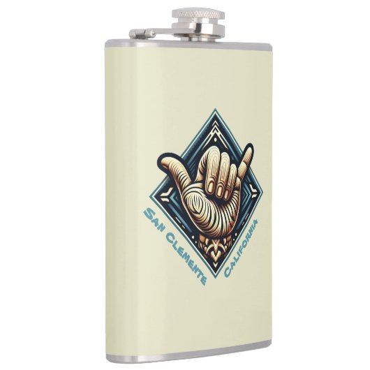 Surfer Handsymbool Heupfles (Rechts)