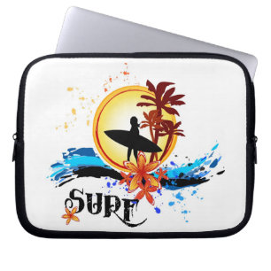 Surfer-Hoesje Laptop Sleeve