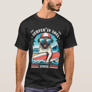 Surfer in soul t-shirt