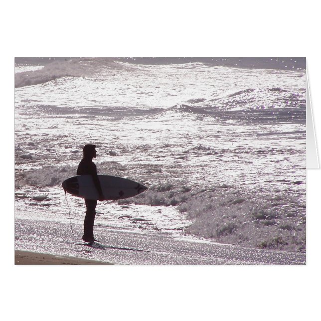Surfer-kaart (Voorkant Horizontaal)