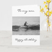 Surfer Kaart (Gele Bloem)