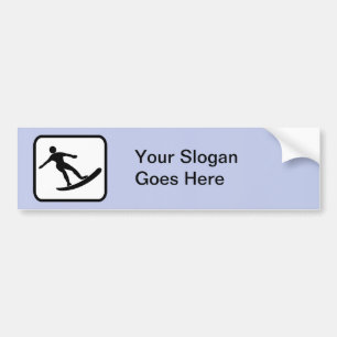 surfer-Logo Bumpersticker