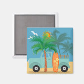 Surfer Magnet Magneet (Voorkant / Achterkant)