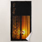 surfer-man strandlaken (Voorkant)