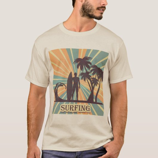 Surfer Man T-Shirt (Voorkant)