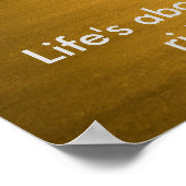 Surfer met quote poster (Hoek)