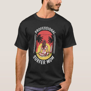Surfer Moeder Surfrider Waves Surfboard Surfboard T-shirt