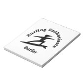 Surfer Notitieblok (Gedraaid)