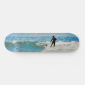 Surfer op golfskateboard skateboard (Horizontaal)