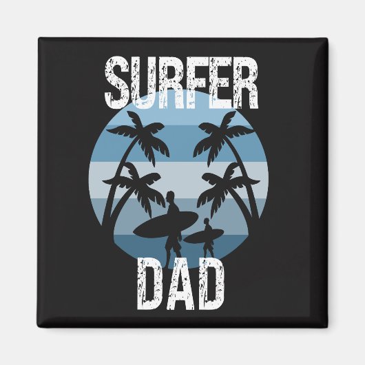 Surfer pa magneet (Voorkant)