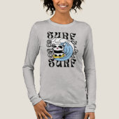 Surfer Panda Tri-Blend Shirt (Voorkant)