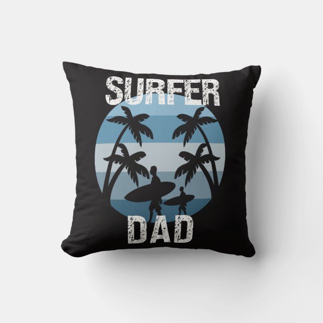 Surfer Papa Lance Oreiller (Recto)
