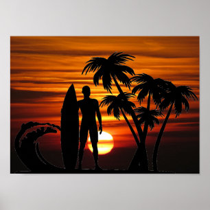 Surfer-Poster Poster