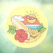 Surfer Raamsticker (Vel 3)