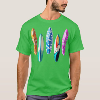 Surfer Retro Surfboard T-shirt