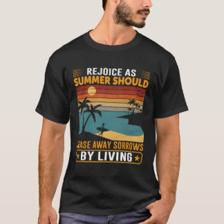 Surfer Retro Surfen Strand Zomervakantie T-shirt