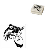 Surfer Rubberstempel (Gestempeld)