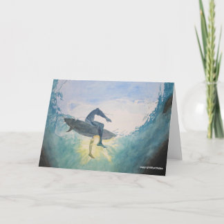 surfer silhouet kaart