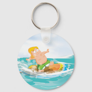 Surfer Sleutelhanger
