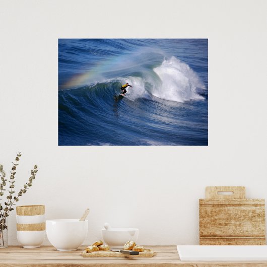 Surfer Sous Une Impression Arc En Ciel (Cuisine)