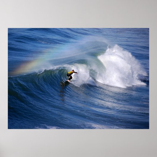 Surfer Sous Une Impression Arc En Ciel (Devant)