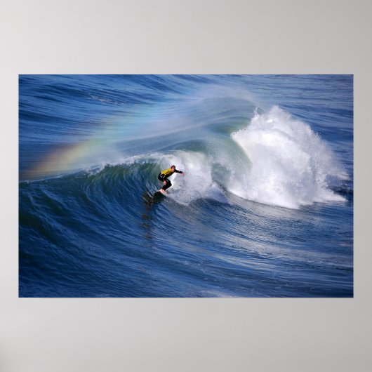 Surfer Sous Une Impression Arc En Ciel (Devant)