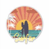 Surfer Sticker (Voorkant)