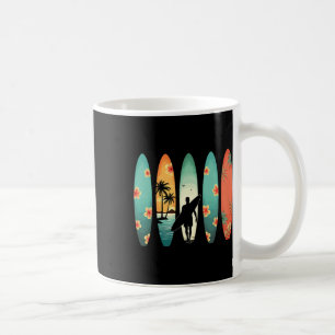 Surfer Strand Surfen Hawaiaanse Surfplank Gebruike Koffiemok