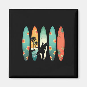 Surfer Strand Surfen Hawaiaanse Surfplank Gebruike Magneet