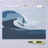 Surfer Strand Surfen Tissuepapier (Craft)