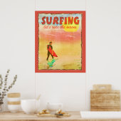 Surfer Style Poster (Keuken)