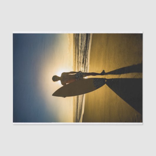 Surfer Sunrise Tissue Paper Tissuepapier (Voorkant)