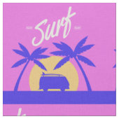 Surfer Sunset aangepaste fabric Stof (Close Up)