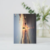 Surfer Sunset Post Card Briefkaart (Staand voorkant)